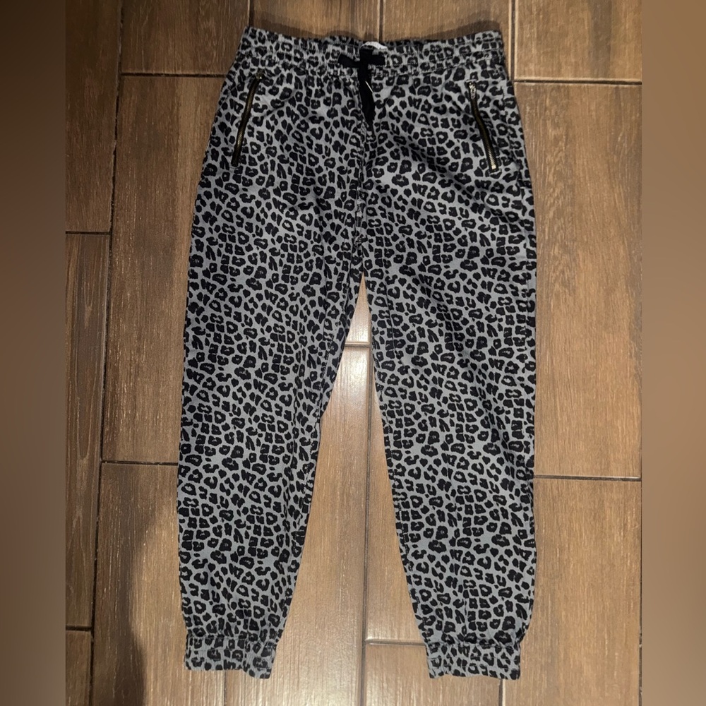 Celebrity Pink Leopard Joggers